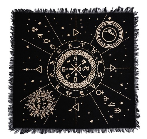 12 Servilletas de Algodón Altar Tarot Mantel Constelación Brujería Arte Navidad - Imagen 1 de 4