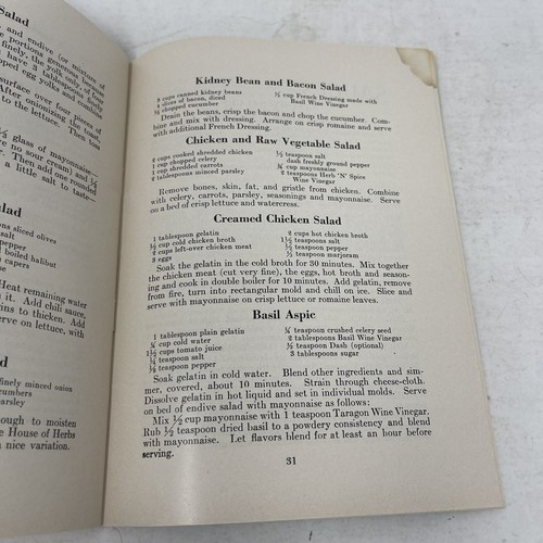 Recipe Magic Pat Winter 1951 House Of Herbs Connecticut Booklet 10th Edition - Picture 9 of 10