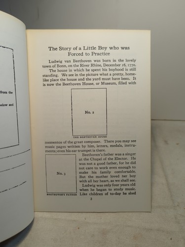 Vintage antikes Kinderbuch großer Musiker Beethoven Thomas Tapper 1917 - Bild 6 von 9