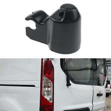 Auto Rear Windshield Wiper Arm Nut Cover Cap For Ford Transit 2019-2022 Black