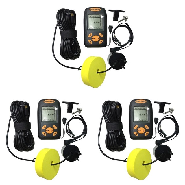 3 Sets Angeln Ausrüstung Fishfinder Tragbare Angeln Finder 3 Sets Angeln Ausrüstung Fishfinder Tragbare Angeln Finder