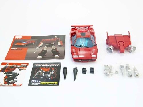 New BadCube OTS-14 Warrior Steamroll G1 Sideswipe BC OTS14 Figure in stock - Picture 10 of 12