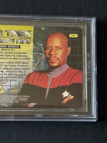 1996 Skybox STAR TREK DEEP SPACE 9 Captain Sisko AVERY BROOKS Lenticular 3 BGS 9 - Picture 6 of 11