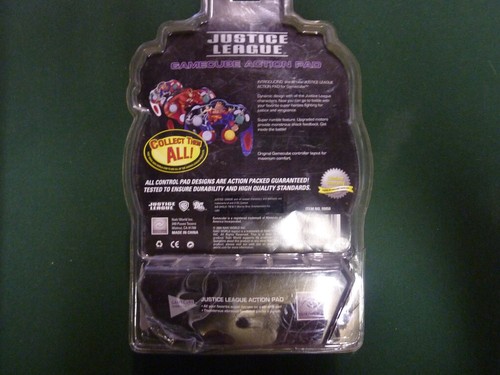 NINTENDO GAMECUBE JUSTICE LEAGUE CONTROLLER SET NEW / SEALED - Picture 6 of 8