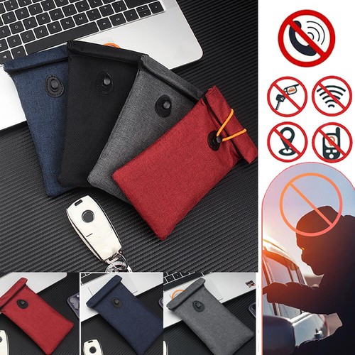 2x Faraday Tasche RFID Signal Sperren Schild Etui Schlüssel Handy Geldbörse Blocker - Bild 4 von 26