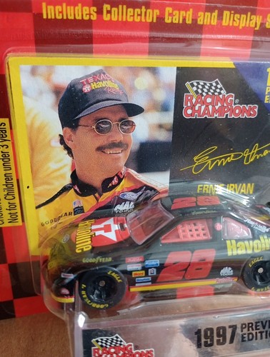 1997 NASCAR Racing Champions #28 Ernie Ervin Havoline 1/64 Ford Thunderbird - Picture 2 of 5
