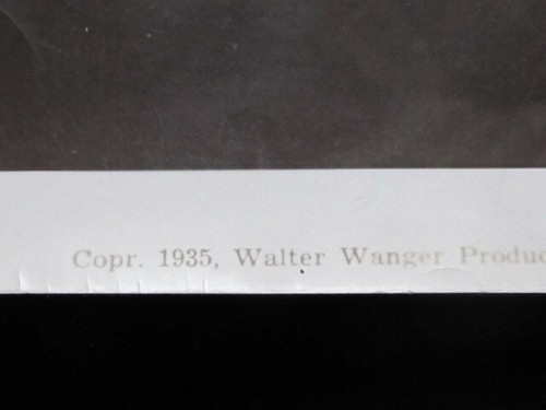 Sylvia Sidney 1935 Photo P1230-821 Made in USA Walter Wanger Prod. - Imagen 4 de 7