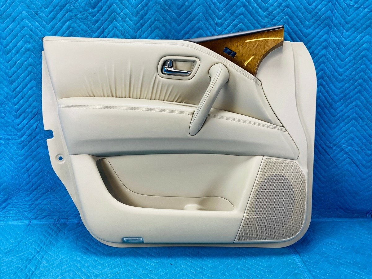 Infiniti QX56 QX80 Front Driver Door Interior Trim Panel Tan 2013