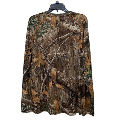 Camiseta Realtree Repelente de Insectos Rendimiento Camuflada Para Hombre Talla Grande - Imagen 7 de 10