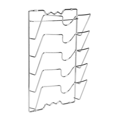 TÜR / SCHRANK / WANDMONTAGE 5 PANNENDECKEL AUFBEWAHRUNGSREGAL HALTER FÜR TÖPFE - Bild 4 von 8