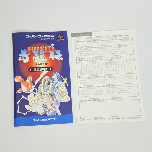 BUSHI SEIRYUDEN Super Famicom Nintendo 2580 sf - Picture 6 of 12