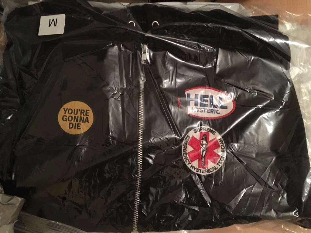 Sweat noir Supreme Hysteric Glamour Patches taille M
