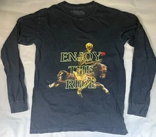 Travis Scott Enjoy The Ride Official Astroworld Long Sleeve Shirt Men Size Small
