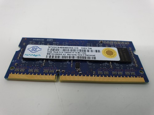 DELL XPS L501X RAM Memory 2GB PC3-10600s DDR3 NANYA NT2GC64B88B0NS-CG Genuine - Picture 3 of 7