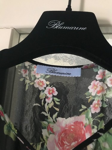 BLUMARINE KLEID GR. 42 italienische SEIDENBLUMENDRUCK - Bild 9 von 24