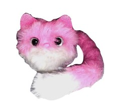 Skyrocket Pompsies PINKY Pink White Fuzzy Cat Light Up Interactive Animal 2018