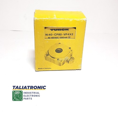 Turck  Näherungsschalter NI40 CP80 VP4X2 /200mA /Sn:400mm/Induktiver Sensor  - Picture 1 of 4