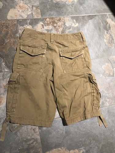 American Eagle dunkelbraun khaki Longboard CARGO SHORTS Jungen junge Herren 26 LESEN - Bild 5 von 7