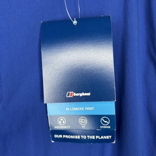 Berghaus Trousers Mens W36 L34 Blue M Lomaxx Pant With Belt Hiking Walking BNWT - Picture 7 of 24