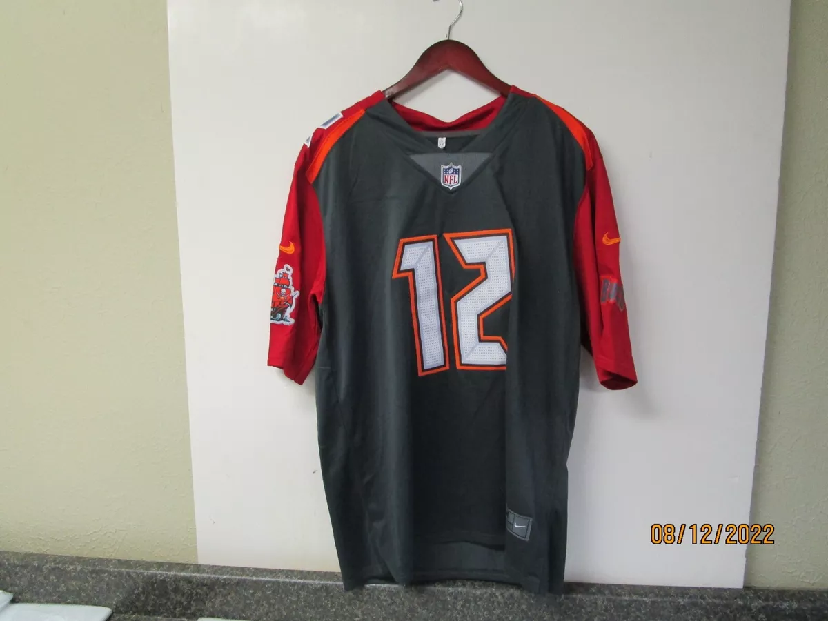 Black Nike Tampa Bay Buccaneers Brady #12 Jersey