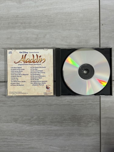 Aladdin: Original Motion Picture Soundtrack 1992 Great Condition Tested - Picture 4 of 4
