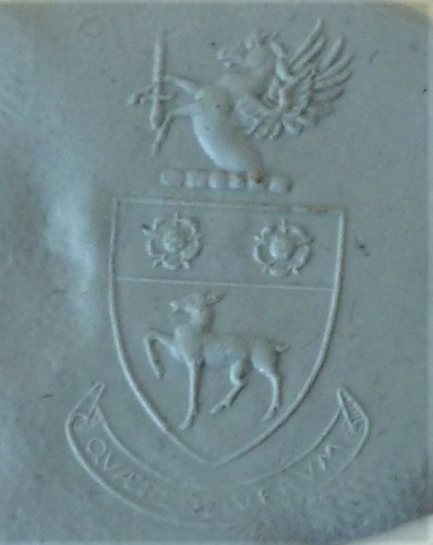 Antique Heraldry Seal Family Crest Coat Arms Die Sinker Stamp Search for Truth - Picture 7 of 11