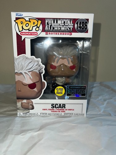Funko Pop! Fullmetal Alchemist Brotherhood: Scar * Brilla en la oscuridad * #1486 COMO NUEVO - Imagen 4 de 8