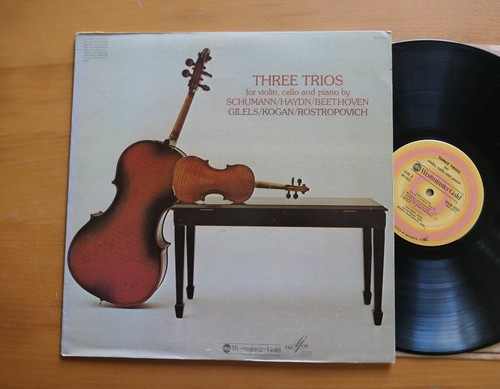 WGM 8307 Three Trios Schumann Haydn Beethoven Kogan Gilels Rostropovich EX