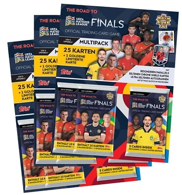 3 x Road To UEFA Nations League FINALS 2022 TC – MULTIPACK - Neu und OVP