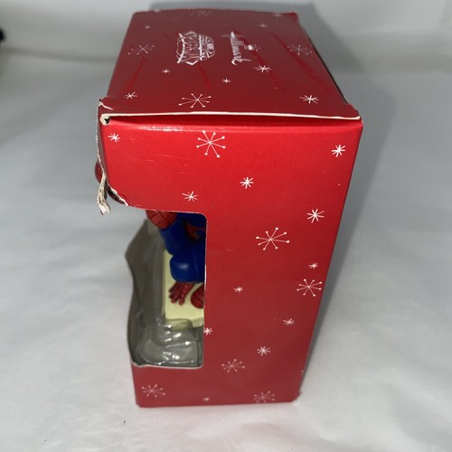Decorazione albero di Natale vintage Hallmark Spider-Man 2015 blu rosso 3" - Foto 4 di 9