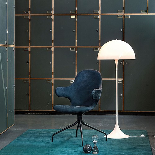 Modern White Dome Floor Lamp Tulip Base Standing Light 130 cm Nordic Design - Picture 18 of 19