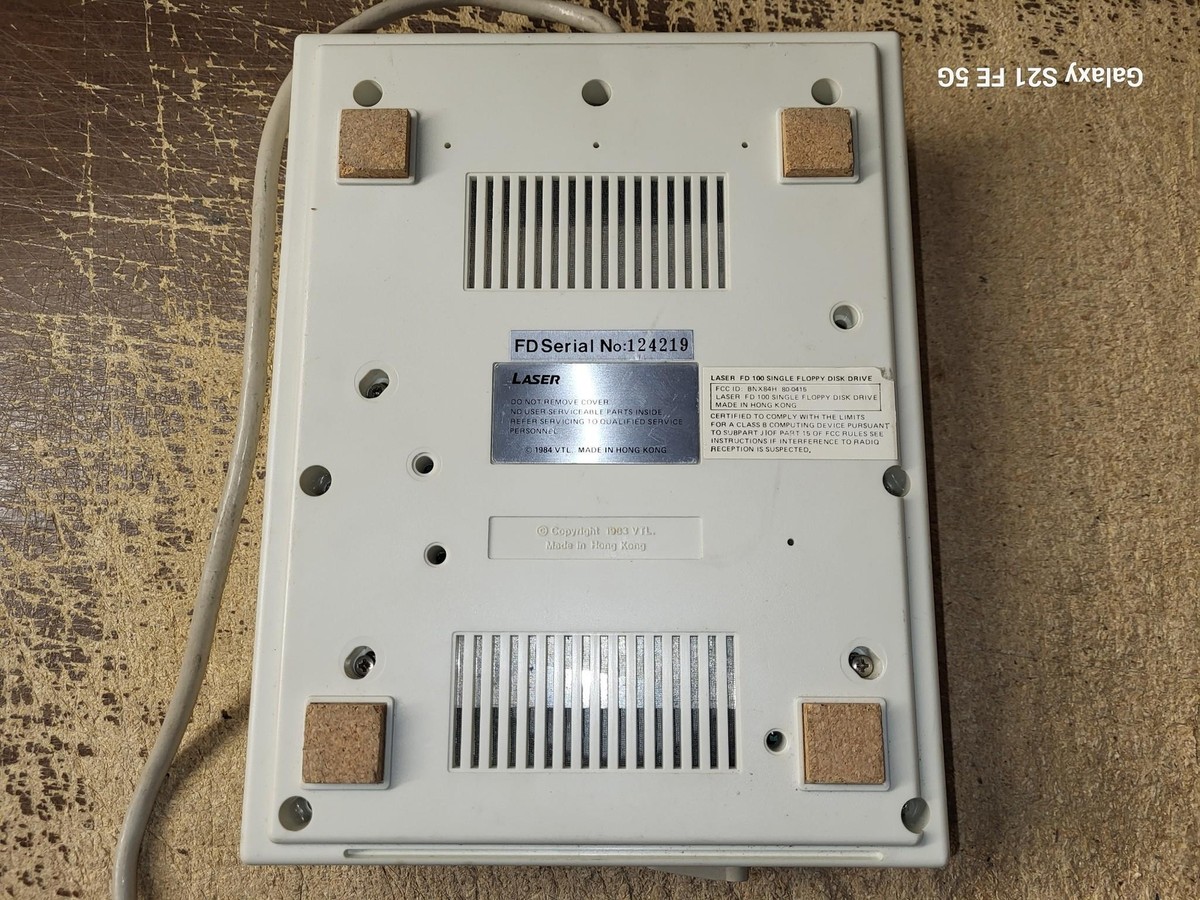 Vintage Apple Laser VTL FD 100 Single Floppy Disk Drive