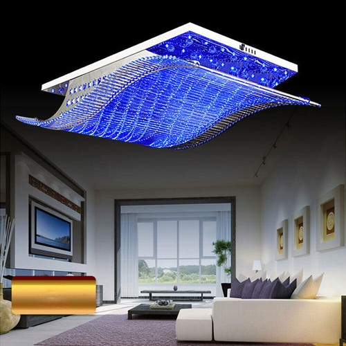 Crystal Ceiling Light LED Lamp Living Room Bedroom Pendant Lamp Chandelier Lamp - Picture 10 of 20