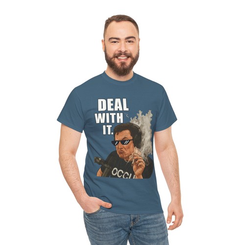 Lustiges T-Shirt Elon Musk Weed Smoking "Deal with it", Smoking Marijuana - Bild 16 von 18