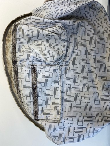 Vintage Y2K Guess Faux Snakeskin Brown Print Shoulder bag - Picture 22 of 23