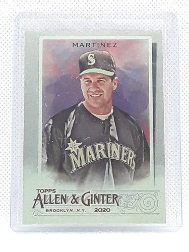 Edgar Martinez 2020 Topps Allen & Ginter Baseball HOT BOX #33 - Seattle Mariners - Picture 1 of 2