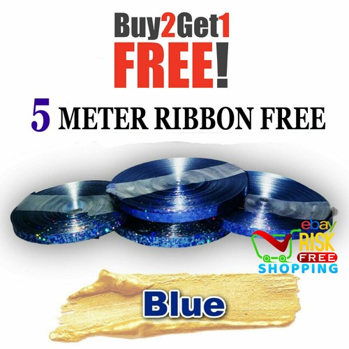 50 Metres Metallic Curling Foil Balloons Colour Ribbons Helium Wedding Birthday - Picture 15 of 20