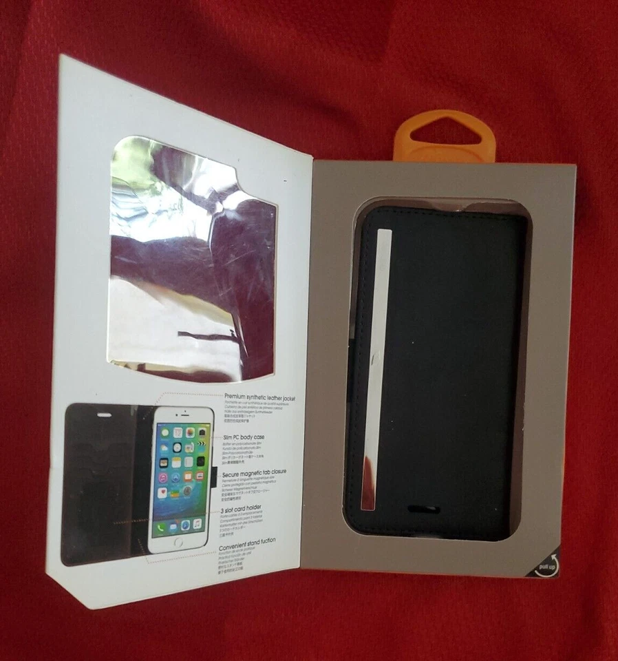 Prestige Roocase Cómodo y Seguro iPhone 6 6S Plus Negro Nuevo Caja Abierta Foto 3 de 4