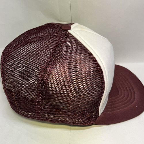 Wilkinson Farms Maroon/White Foam Snapback Sportcap Trucker Hat - Picture 4 of 9
