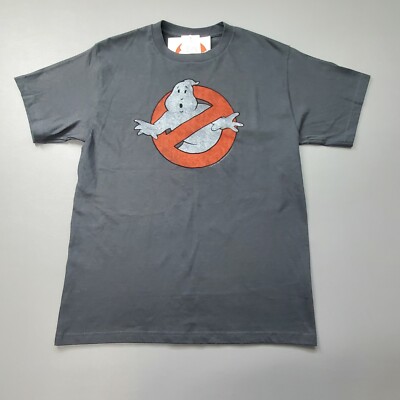 Mad Engine Ghost Busters Shirt Boys Gray Tee Mooglie Ghost Logo Size XL