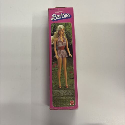 Barbie Playtime 5336 Fashion Play Red White Baithing Suit Foreign Exclusive 1983 - Picture 2 of 2
