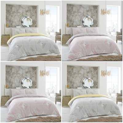 NEW Duvet Cover with Pillow Case Bedding Set Single Double King Super King CUBIX