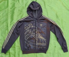 Adidas Originals mens track top jacket 054451 2006 brown hooded superstar shoe M
