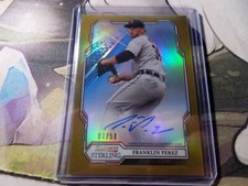 FRANKLIN PEREZ 2019 Bowman Sterling Gold Refractor /50 Rookie Auto Tigers RC 💥