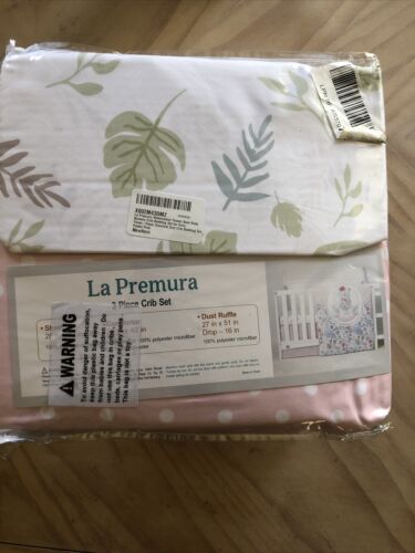 Set lenzuola culla orso fiori acquerello La Premura - 3 pezzi - Foto 3 di 4