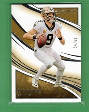 2020 PANINI IMMACULATE COLLECTION DREW BREES 54/60 SAINTS