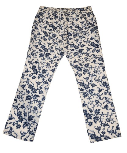 Lauren Ralph Lauren Jeans, White Floral Stretch Denim Classic Jeans Size 10P - Picture 2 of 8