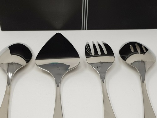 Juego de cena para servir anfitriona de lujo Gourmet Moments 5 piezas - Acabado espejo A33-0551 - Imagen 4 de 8