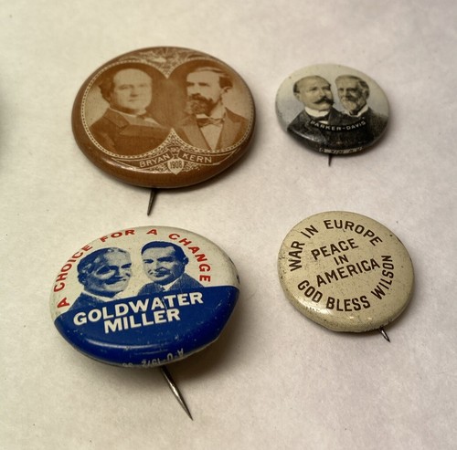 33 botones políticos Pinback Nixon Reagon Bush Wallace Clinton Gore Obama Carter - Imagen 6 de 6