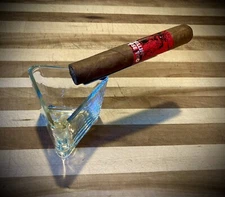 Custom Cigar Ashtray—Glass & Steel😎